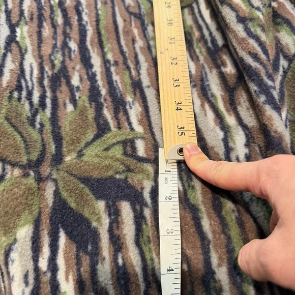 Cablelas Dry-Plus Coverall Me Brown Fleece Tree Bark Camo Insulate Hunt USA 3XL
